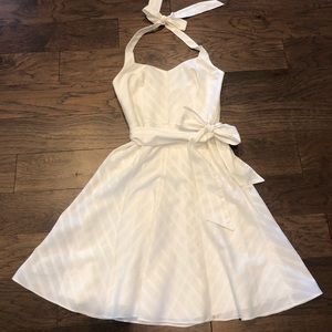 White House Black Market Halter Dress Size 6